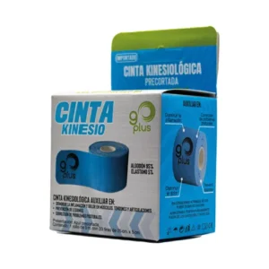 Cinta Kinesiológica Plus 5 m Azul 20 Tiras