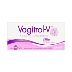 Vagitrol-V Vaginal con 10 Óvulos