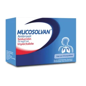 Mucosolvan 15 mg/ 2 ml Solución Inyectable 10 Ampolletas