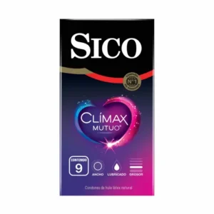 Sico Clímax Mutuo Condones Retardantes con 9 piezas