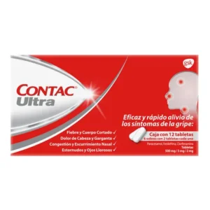 Contac Ultra Antigripal 12 tabletas