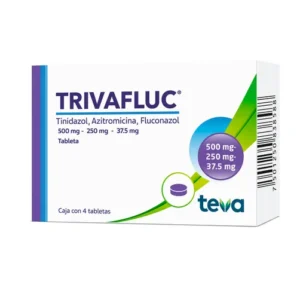 Trivafluc 250 mg/ 37.5 mg/ 500 mg con 4 Tabletas