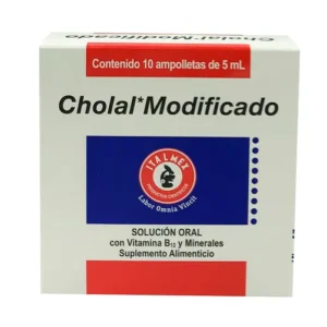 Cholal Modificado Suplemento Alimenticio 5 ml 10 ampolletas